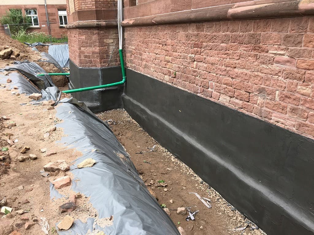 Fassadenabdichtung mit Membran